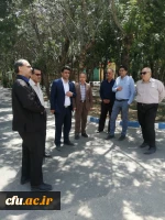 بازدید مدیرکل پشتیبانی و رفاه سازمان مرکزی و مدیرکل نوسازی از پردیس های استان مرکزی 2