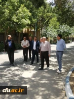 بازدید مدیرکل پشتیبانی و رفاه سازمان مرکزی و مدیرکل نوسازی از پردیس های استان مرکزی 3