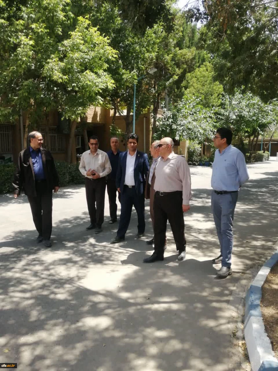 بازدید مدیرکل پشتیبانی و رفاه سازمان مرکزی و مدیرکل نوسازی از پردیس های استان مرکزی 3