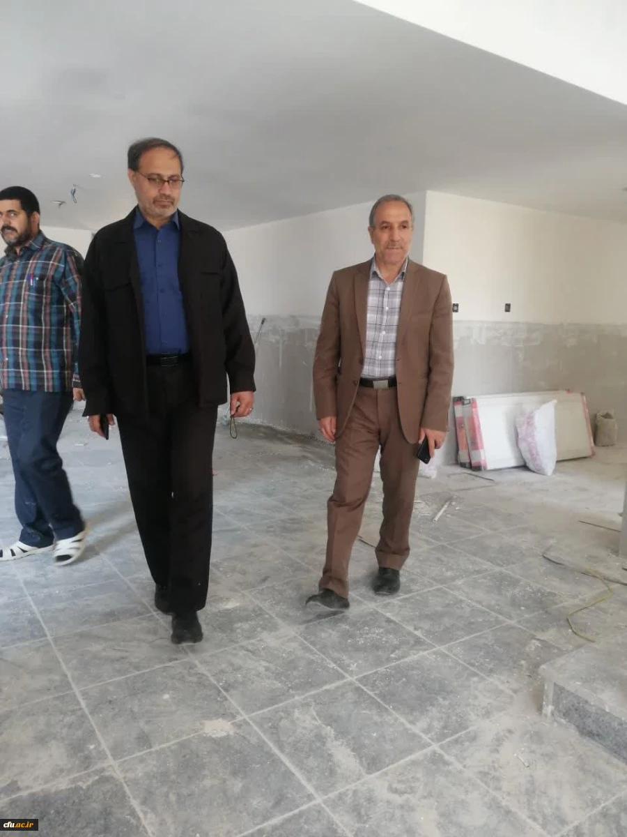بازدید مدیرکل پشتیبانی و رفاه سازمان مرکزی و مدیرکل نوسازی از پردیس های استان مرکزی 7