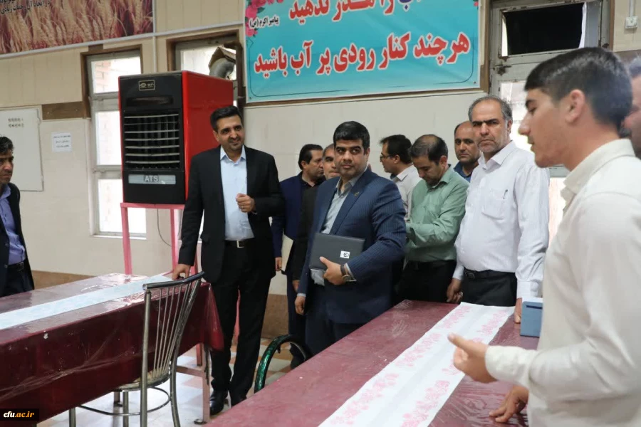 بازدید سرپرست دانشگاه فرهنگیان از پردیس های پسرانه و دخترانه استان آذربایجان شرقی 6