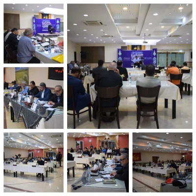 رقابت شرکت کنندگان سی و هفتمین جشنواره قرآن و عترت دانشجویان در بخش آوایی 3