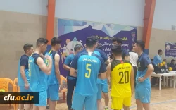 اولین برد تیم والیبال دانشجویان شاهد و ایثارگر دانشگاه فرهنگیان  2