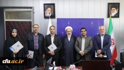 انتصاب مشاور سرپرست دانشگاه و مدیران کل امورمالی و پشتیبانی و رفاه کارکنان دانشگاه فرهنگیان 5