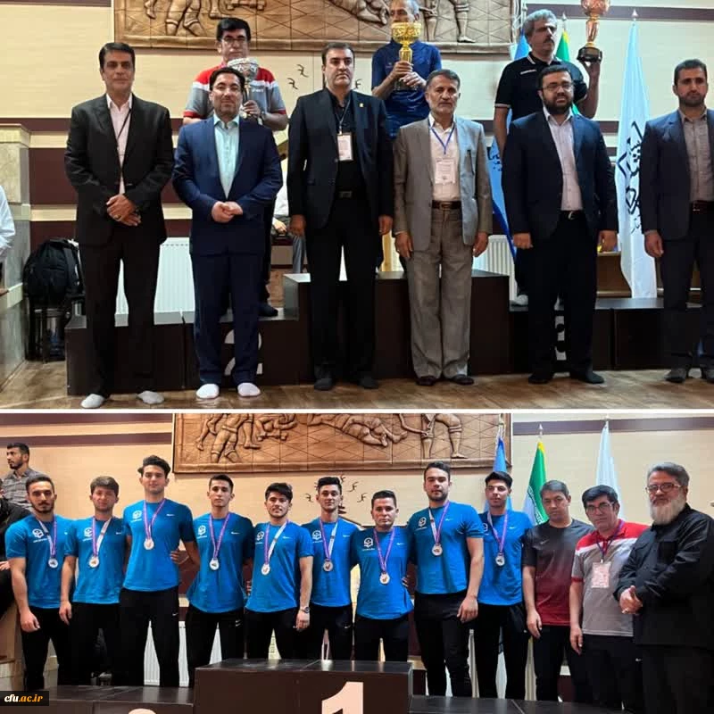 کسب مقام نایب قهرمانی تیم والیبال دانشگاه فرهنگیان استان گلستان 2