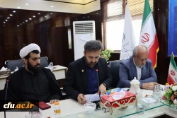 با حضور سرپرست دانشگاه فرهنگیان استان بوشهر؛
امضای تفاهم نامه چندجانبه توانمندسازی نیروهای شاغل آموزش و پرورش استان  3