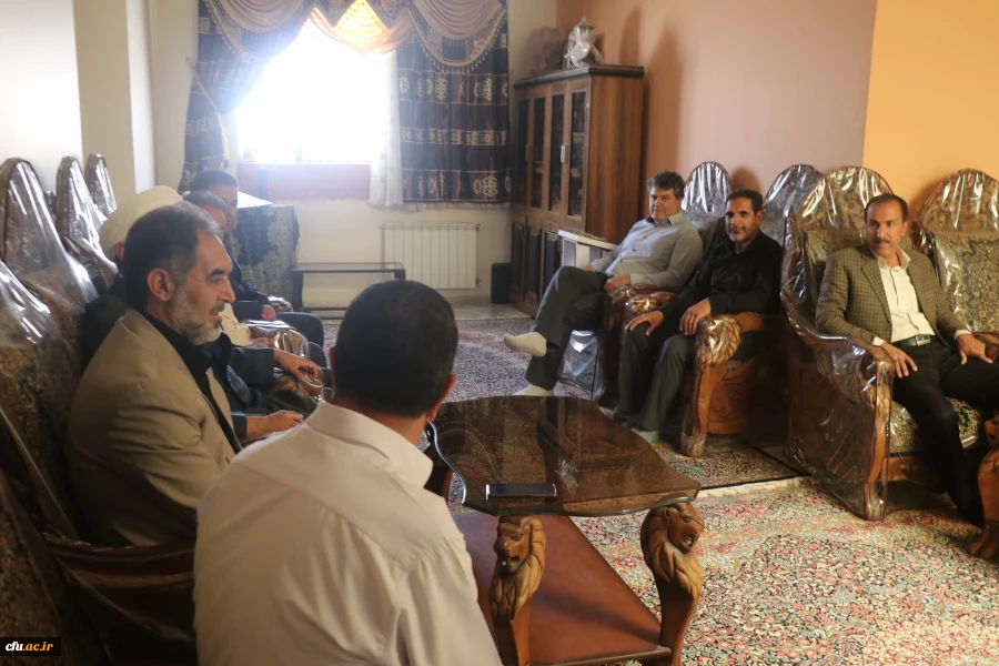 دیدار رئیس دانشگاه فرهنگیان کرمان با آزاده سرافراز دکتر حاج احمدصیفوری به مناسبت سالروز ورود آزادگان به میهن اسلامی 3