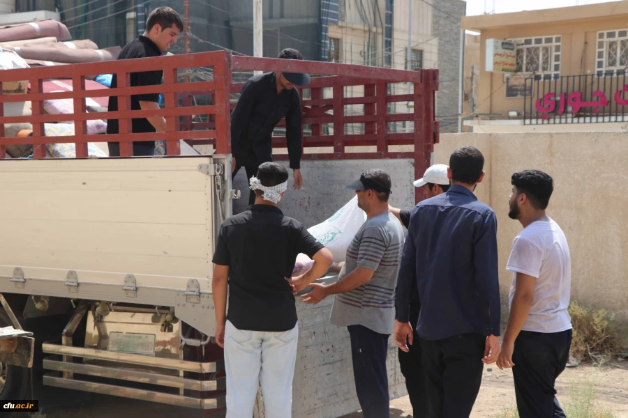 گزارش تصویری از روند برپایی مواکب دانشگاه فرهنگیان در عتبات عالیات (سری اول)