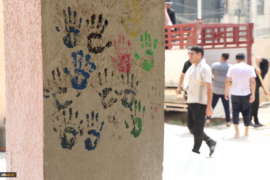 گزارش تصویری از روند برپایی مواکب دانشگاه فرهنگیان در عتبات عالیات (سری اول)