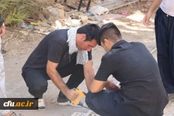 گزارش تصویری از روند برپایی مواکب دانشگاه فرهنگیان در عتبات عالیات (سری اول)