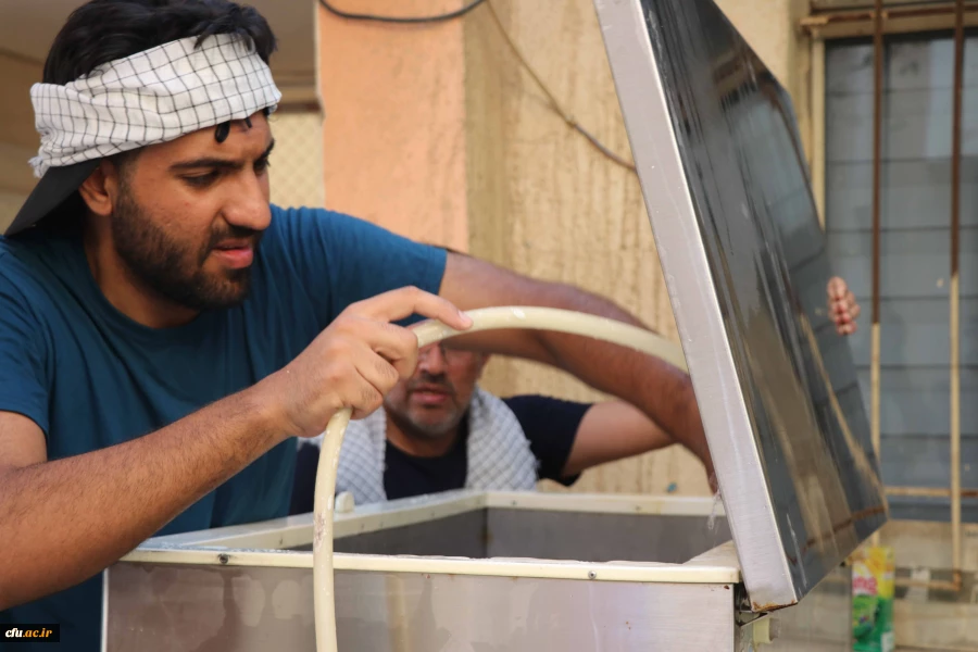 گزارش تصویری از روند برپایی مواکب دانشگاه فرهنگیان در عتبات عالیات (سری اول)