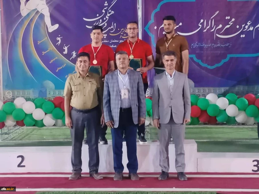 
 در المپیاد فرهنگی ورزشی دانشگاه فرهنگیان؛ دانشجومعلم بوشهری به مدال طلای ماده پرتاب وزنه رسید 4