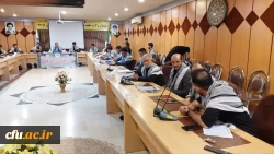   مراسم بدرقه کاروان راهیان اربعین حسینی دانشگاه فرهنگیان لرستان 3