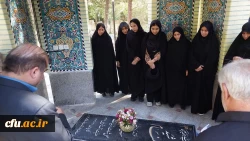   مراسم بدرقه کاروان راهیان اربعین حسینی دانشگاه فرهنگیان لرستان 5