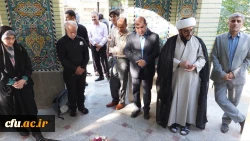   مراسم بدرقه کاروان راهیان اربعین حسینی دانشگاه فرهنگیان لرستان 7