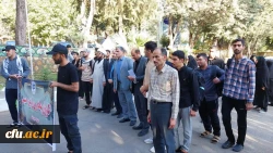   مراسم بدرقه کاروان راهیان اربعین حسینی دانشگاه فرهنگیان لرستان 8