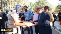   مراسم بدرقه کاروان راهیان اربعین حسینی دانشگاه فرهنگیان لرستان 9