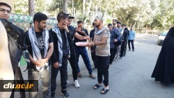   مراسم بدرقه کاروان راهیان اربعین حسینی دانشگاه فرهنگیان لرستان 10