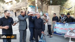   مراسم بدرقه کاروان راهیان اربعین حسینی دانشگاه فرهنگیان لرستان 16