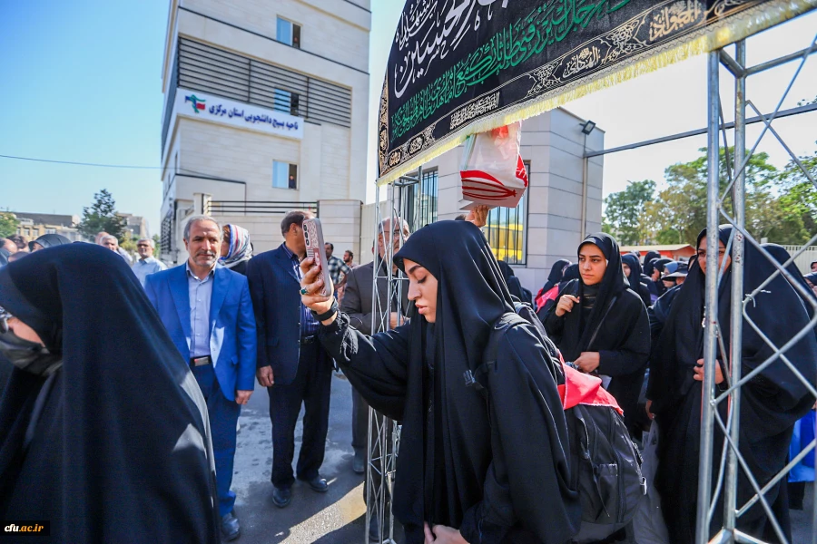 اعزام کاروان دانشجویی دانشگاه فرهنگیان استان مرکزی به مراسم پیاده روی اربعین حسینی
 4