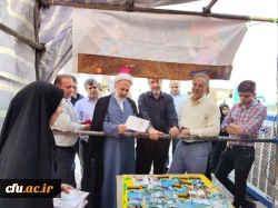 بازدید سرپرست و مسئول نهاد نمایندگی مقام معظم رهبری در سازمان مرکزی دانشگاه فرهنگیان از موکب شهدای تربیت معلم کرمانشاه 2