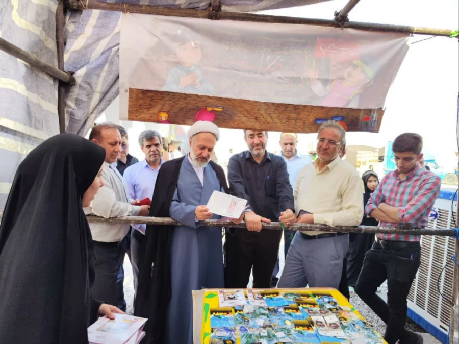 بازدید سرپرست و مسئول نهاد نمایندگی مقام معظم رهبری در سازمان مرکزی دانشگاه فرهنگیان از موکب شهدای تربیت معلم کرمانشاه 4