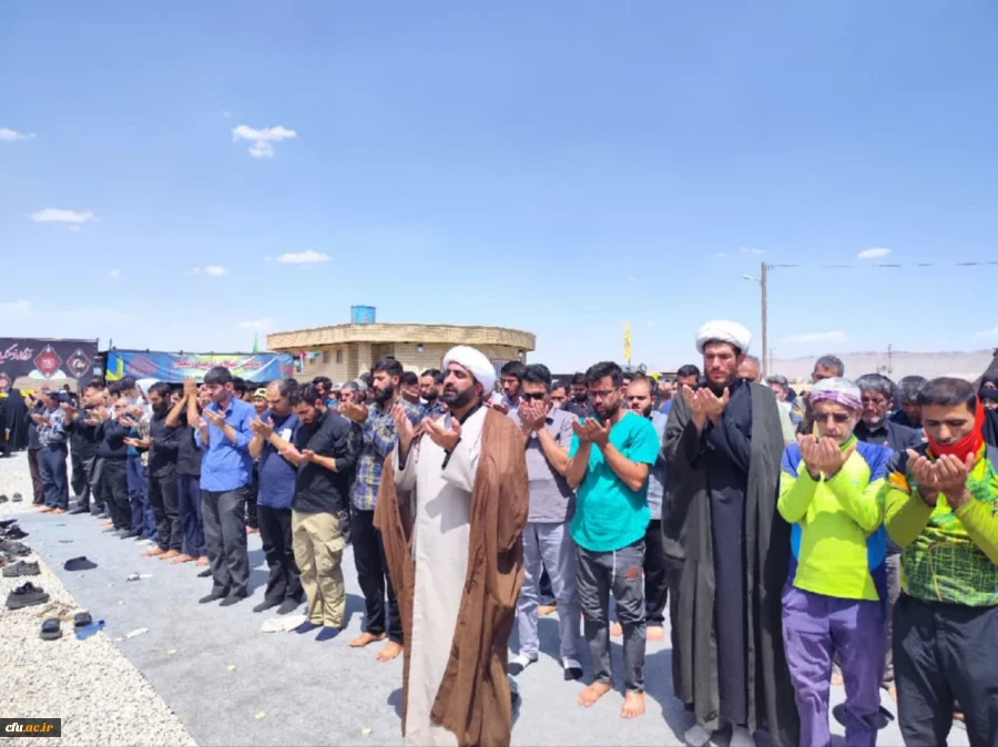 بازدید سرپرست و مسئول نهاد نمایندگی مقام معظم رهبری در سازمان مرکزی دانشگاه فرهنگیان از موکب شهدای تربیت معلم کرمانشاه 6