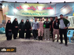 بازدید سرپرست و مسئول نهاد نمایندگی مقام معظم رهبری در سازمان مرکزی دانشگاه فرهنگیان از موکب شهدای تربیت معلم کرمانشاه 7