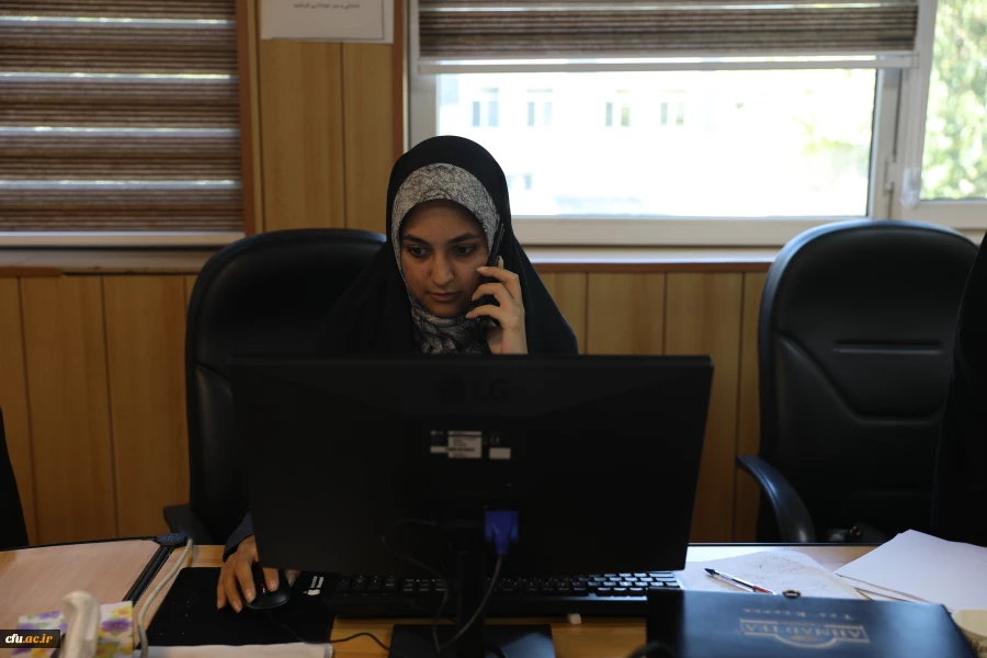 بازدید سرپرست دانشگاه فرهنگیان از سایت پاسخگویی به سوالات فرآیند مصاحبه ارزیابی توانایی علمی متقاضیان 3