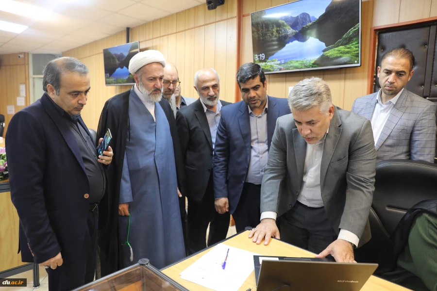 بازدید سرپرست دانشگاه فرهنگیان از سایت پاسخگویی به سوالات فرآیند مصاحبه ارزیابی توانایی علمی متقاضیان 7