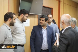 بازدید سرپرست دانشگاه فرهنگیان از سایت پاسخگویی به سوالات فرآیند مصاحبه ارزیابی توانایی علمی متقاضیان 11