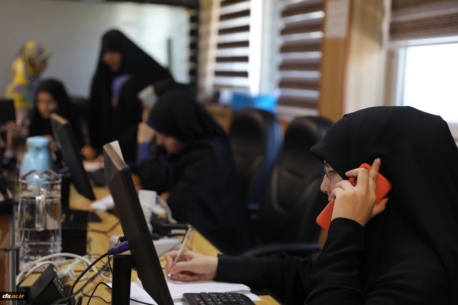 بازدید سرپرست دانشگاه فرهنگیان از سایت پاسخگویی به سوالات فرآیند مصاحبه ارزیابی توانایی علمی متقاضیان 16