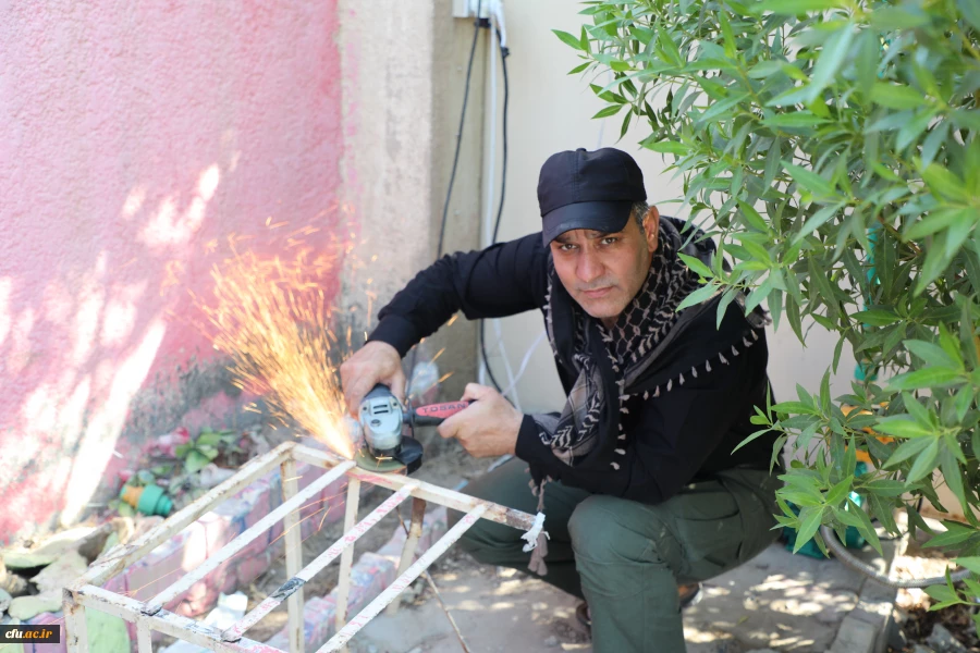 خادمان و زائران موکب دانشگاه فرهنگیان در کربلا