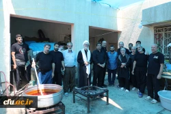 خادمان و زائران موکب دانشگاه فرهنگیان در کربلا
