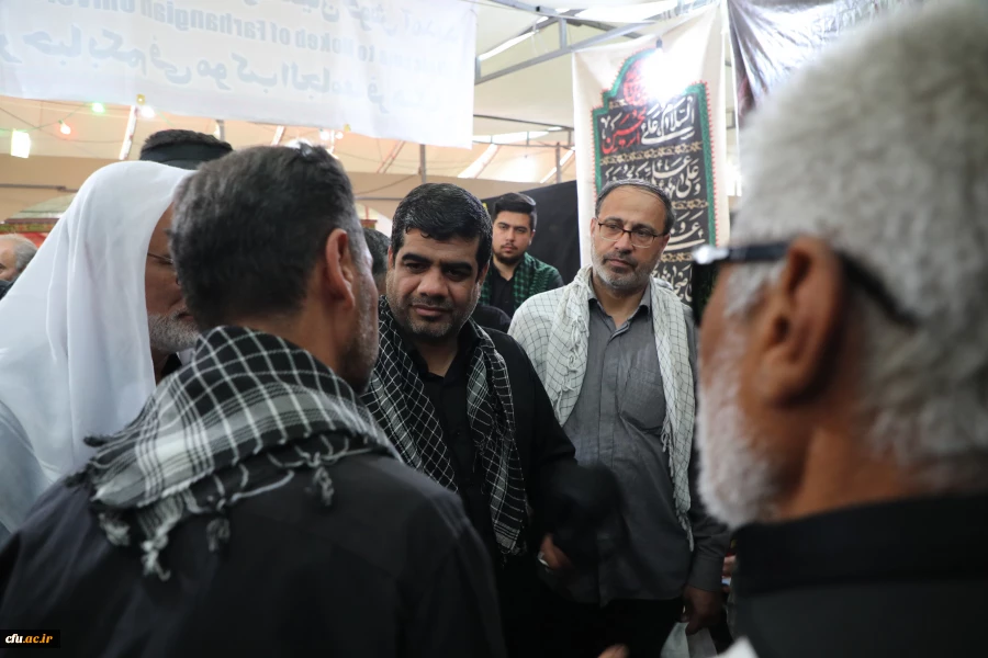 خادمان و زائران موکب دانشگاه فرهنگیان در کربلا