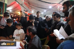 خادمان و زائران موکب دانشگاه فرهنگیان در کربلا