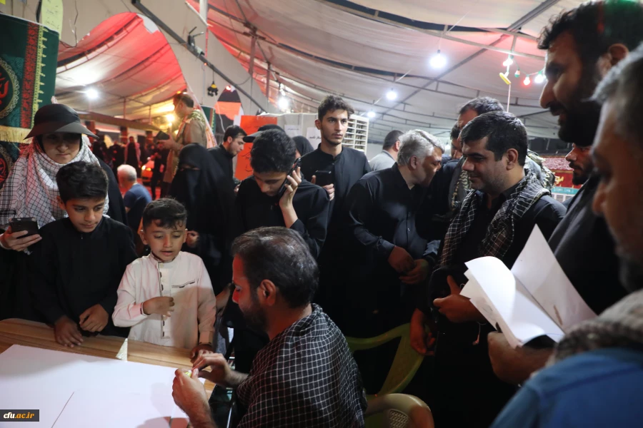 خادمان و زائران موکب دانشگاه فرهنگیان در کربلا