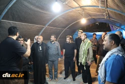 خادمان و زائران موکب دانشگاه فرهنگیان در کربلا