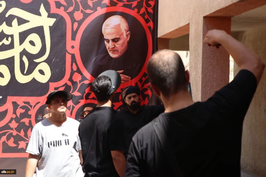 خادمان و زائران موکب دانشگاه فرهنگیان در کربلا