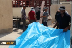 خادمان و زائران موکب دانشگاه فرهنگیان در کربلا