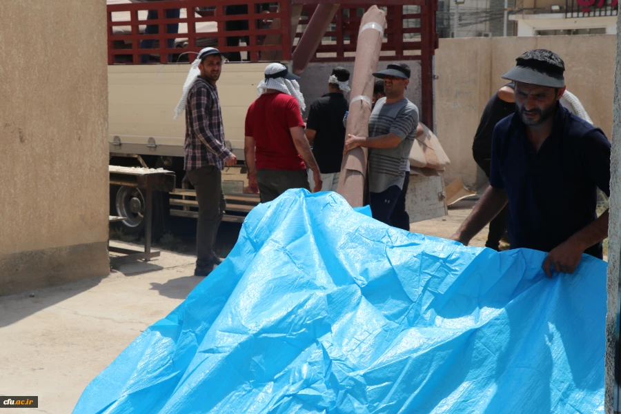 خادمان و زائران موکب دانشگاه فرهنگیان در کربلا