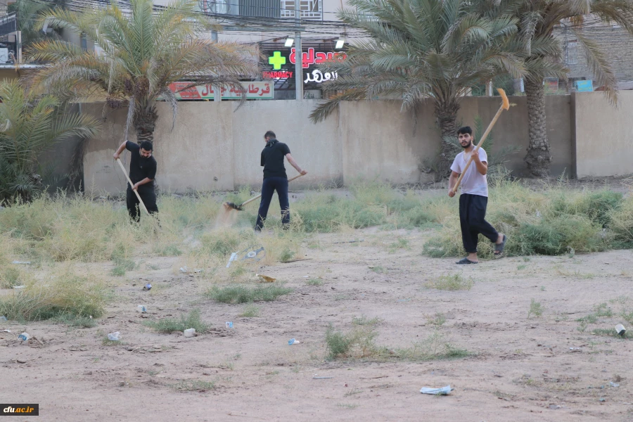 خادمان و زائران موکب دانشگاه فرهنگیان در کربلا