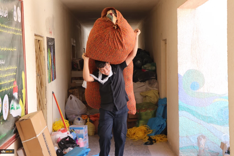 خادمان و زائران موکب دانشگاه فرهنگیان در کربلا