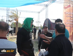 خادمان و زائران موکب دانشگاه فرهنگیان در کربلا