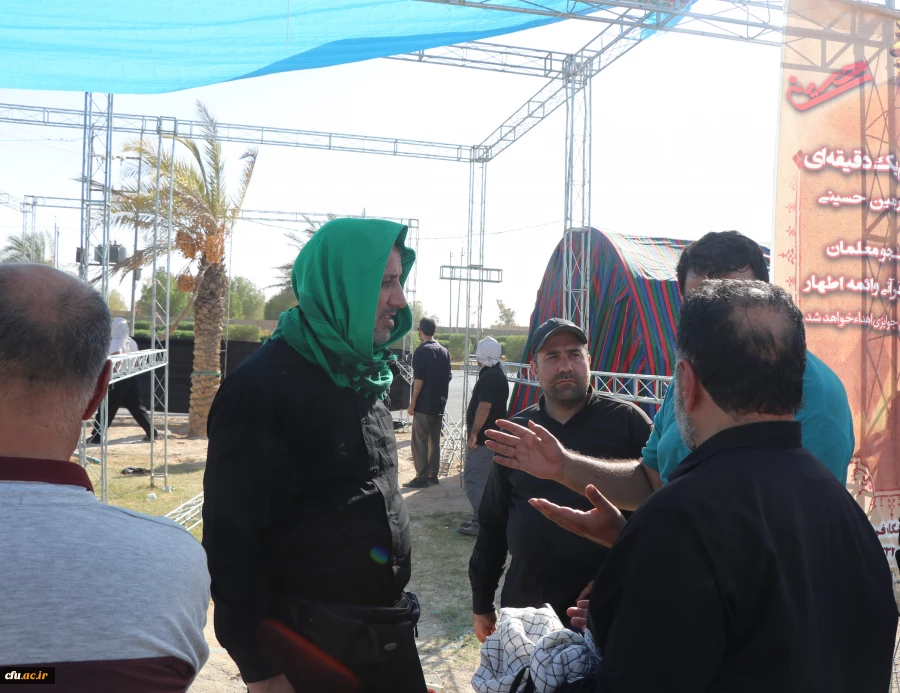 خادمان و زائران موکب دانشگاه فرهنگیان در کربلا