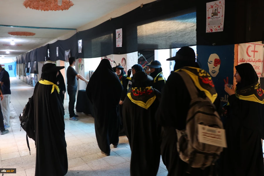 خادمان و زائران موکب دانشگاه فرهنگیان در کربلا