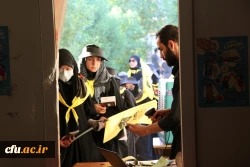 خادمان و زائران موکب دانشگاه فرهنگیان در کربلا