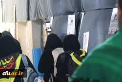 خادمان و زائران موکب دانشگاه فرهنگیان در کربلا