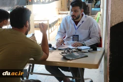 خادمان و زائران موکب دانشگاه فرهنگیان در کربلا