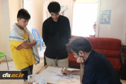 خادمان و زائران موکب دانشگاه فرهنگیان در کربلا